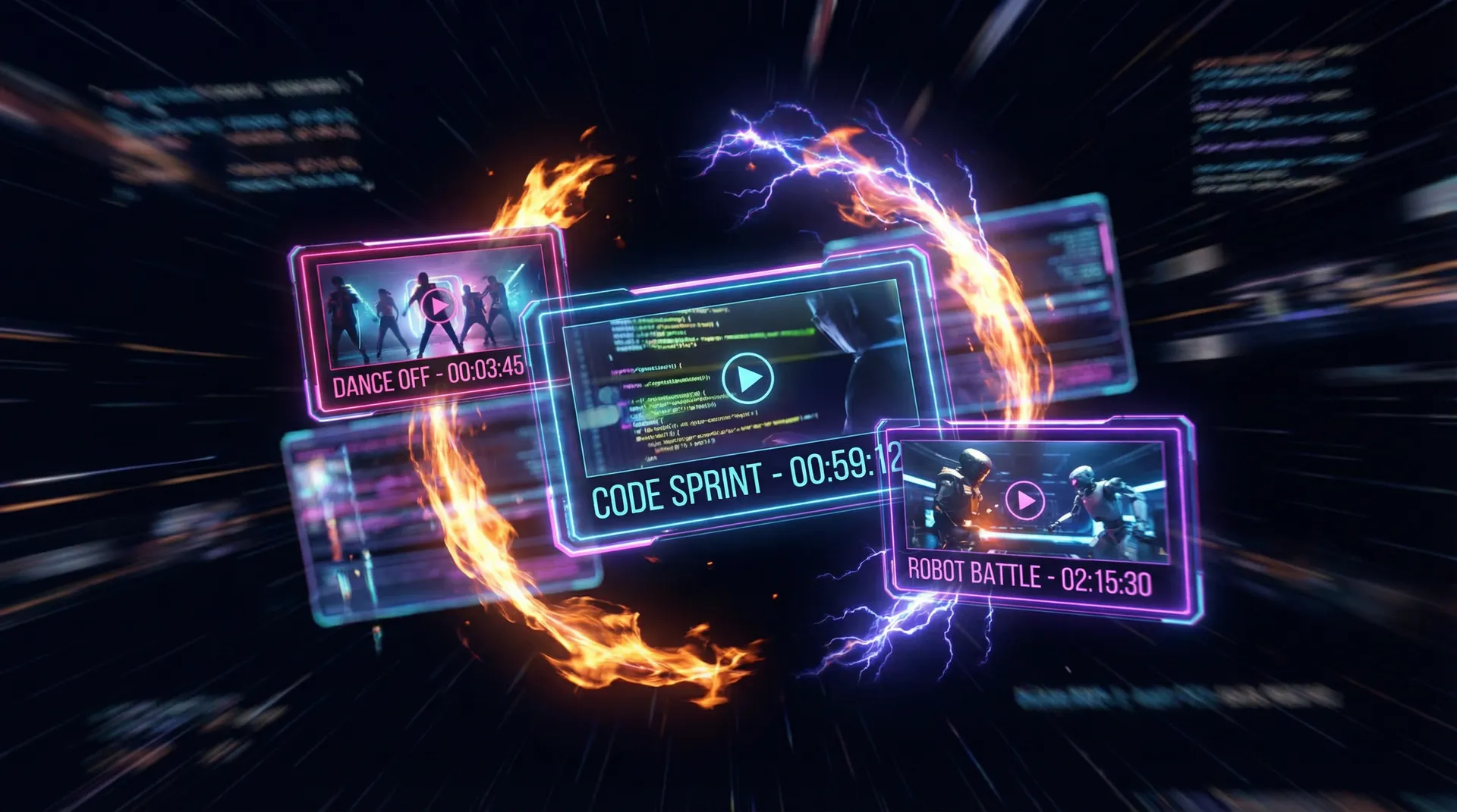 俄罗斯美女 霓虹街舞挑战赛